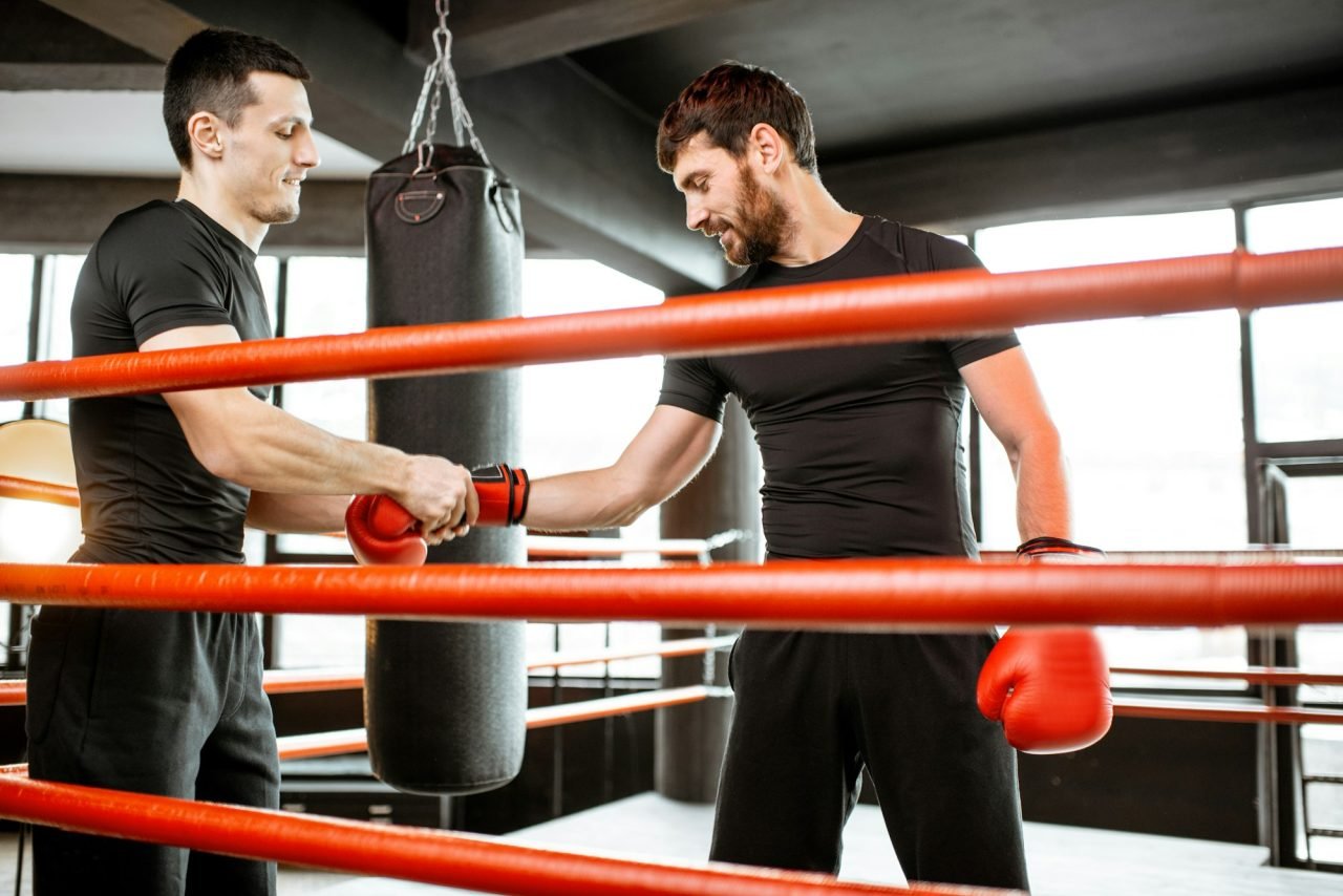 UNIFIGHT sportininkas treniruotėje – jėgos ir technikos dermė