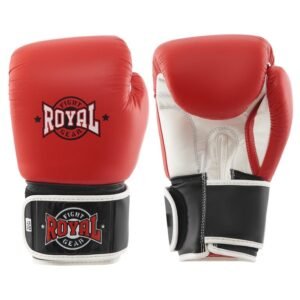 "Royal" odinės bokso pirštinės tws red