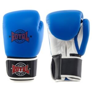 "Royal" odinės bokso pirštinės tws blue