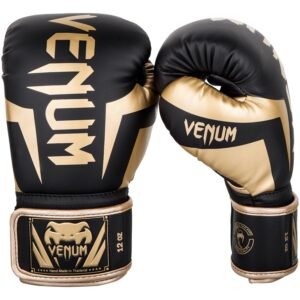 "Venum" bokso pirštinės Elite Black/Gold