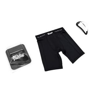 "Fairtex" kompresiniai šortai kartu su bandazu gc3 black