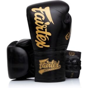 "Fairtex" bokso pirštinės su raišteliais BGLG1 - Black
