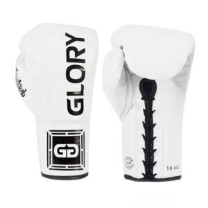 "Fairtex" bokso pirštinės su raišteliais bglg1 white