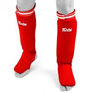 "Fairtex" kojų apsaugos Elastic - Red