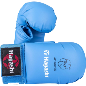 "Hayashi" karate pirštinės TSUKI WKF Approved Thumb - Blue
