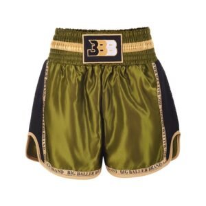 "BBB" šortai Muay Thai kickboxing trunks mesh khaki