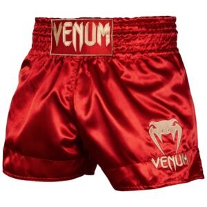 "Venum" k1 Thai šortai Classic Red/Gold