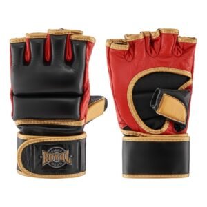 "Royal" odinės MMA pirštinės prime time su nykščio apsauga Black/Red