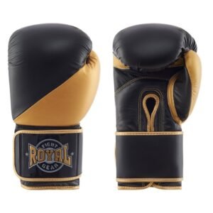 "Royal" odinės bokso pirštinės Champion Black/Gold