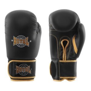 "Royal" odinės bokso pirštinės fight Pro black