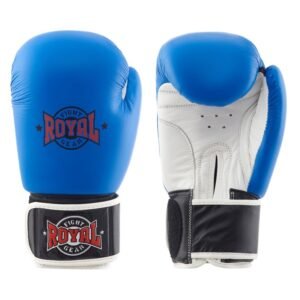 "Royal" odinės bokso pirštinės Top blue
