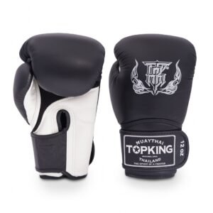 "Top King" bokso pirštinės super air double Black/White