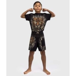 "Venum" MMA vaikiški šortai Tiger - Black/Orange